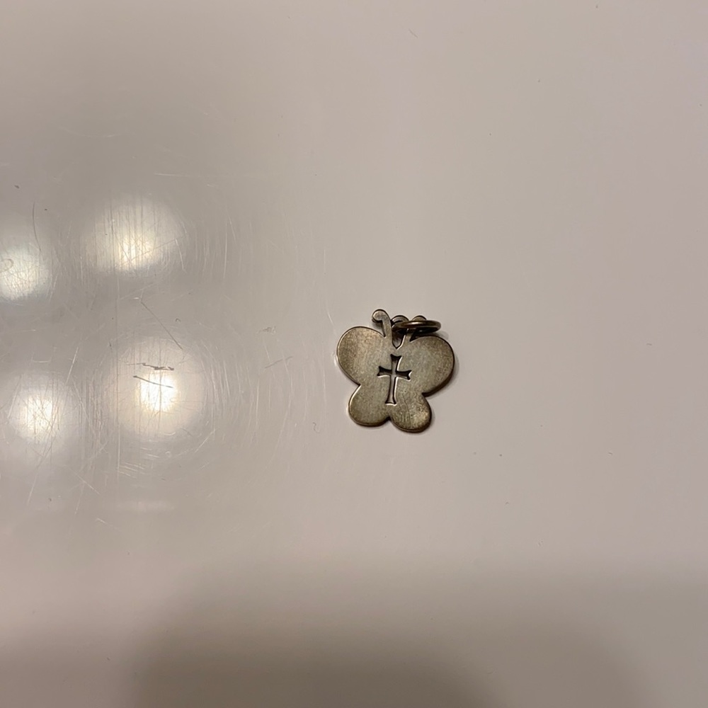 James Avery Butterfly Cross Charm